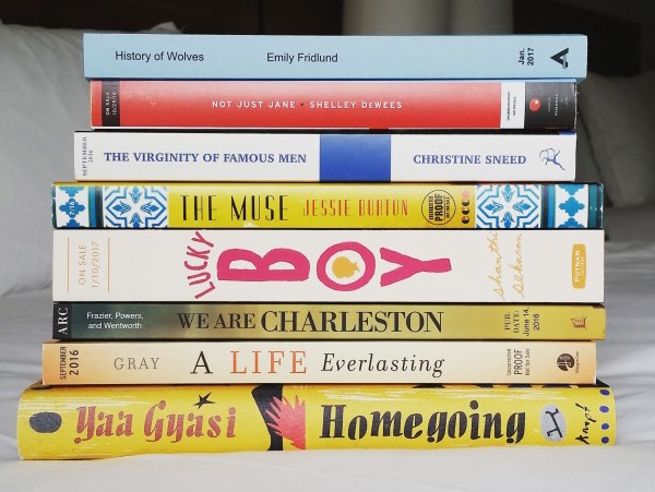 bea 2016 book pile Friday