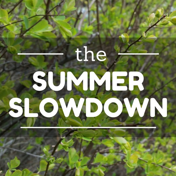 the summer slowdown